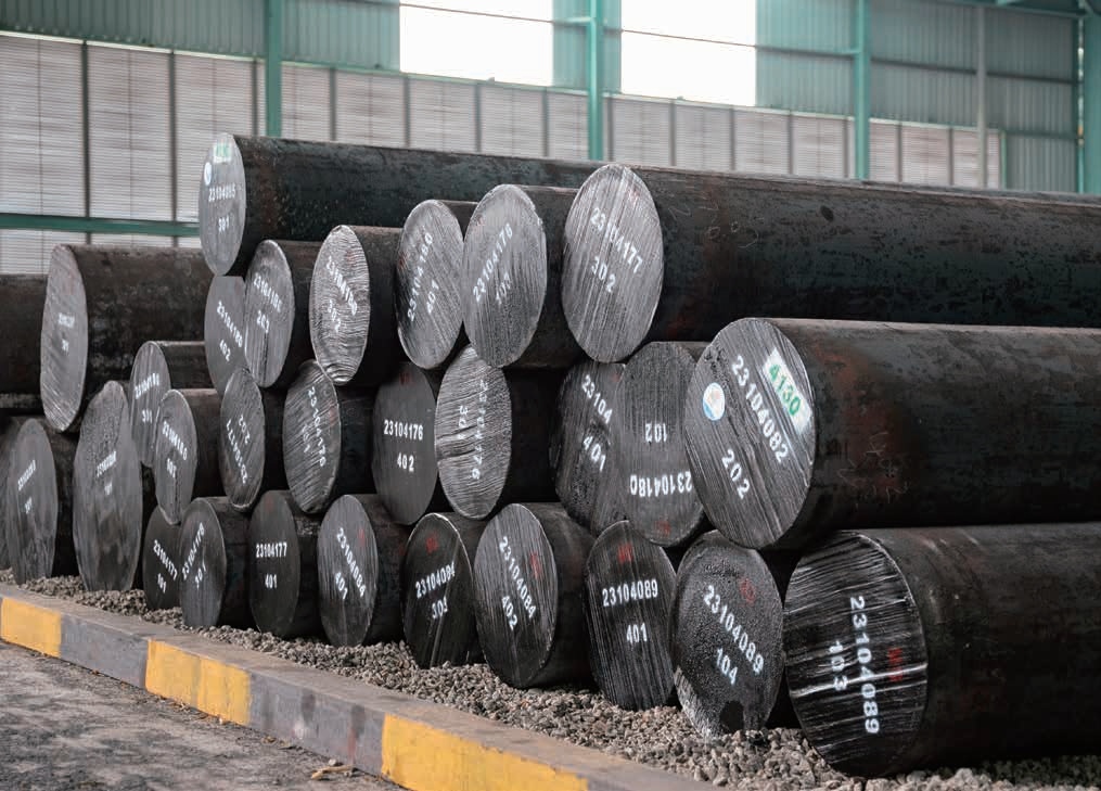 Forged steel round ba