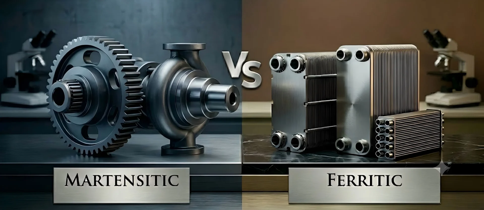 Martensitic vs. Ferritic