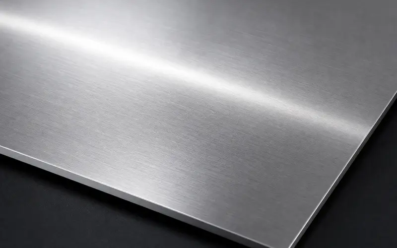 Stainless steel with polished surface finish