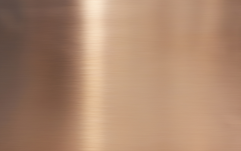 Titanium and copper metals that resist rust